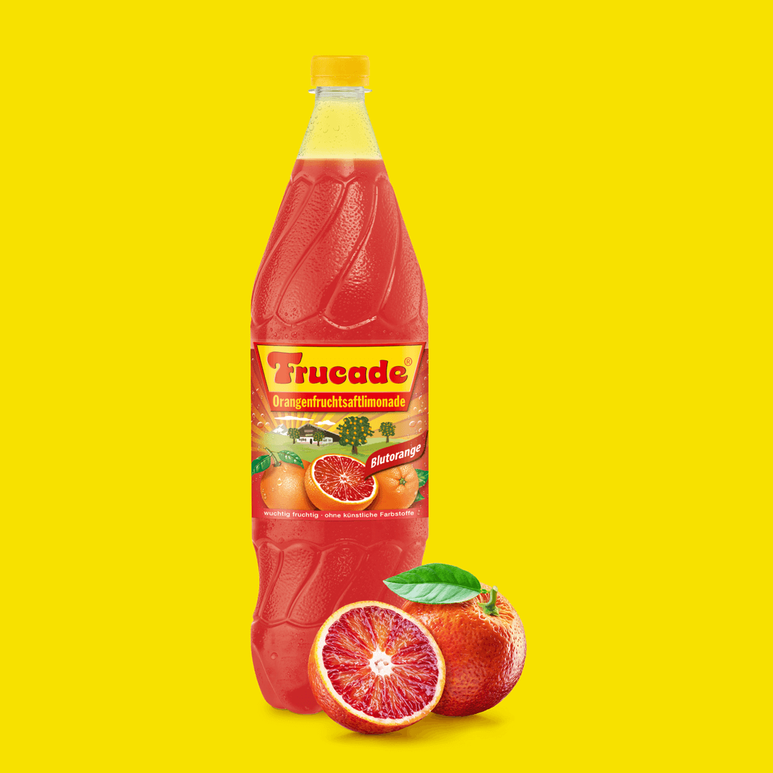 Blutorangenfruchtsaftlimonade